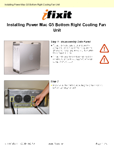 apple Installing-Bottom-Right-Cooling-Fan-Unit-1917  apple Mac Desktops Power Mac Power Mac G5 Installing-Bottom-Right-Cooling-Fan-Unit-1917.pdf