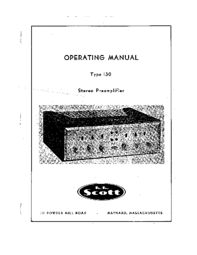 HH SCOTT hfe hh scott 130 en  . Rare and Ancient Equipment HH SCOTT Audio 130 hfe_hh_scott_130_en.pdf