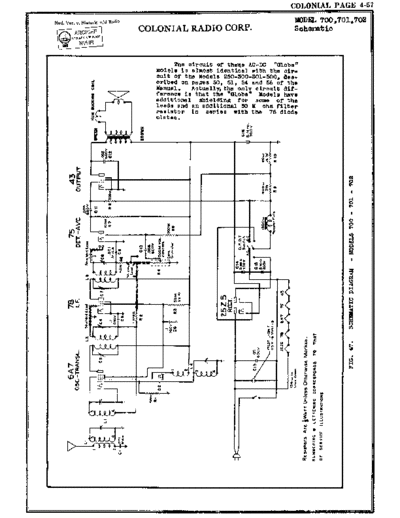 COLONIAL Colonial 700ACDC  . Rare and Ancient Equipment COLONIAL Audio 158 NewWorld,Globe Colonial_700ACDC.pdf