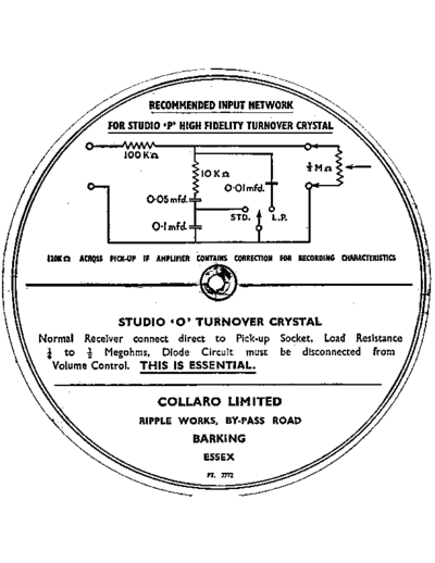 COLLARO AC53  . Rare and Ancient Equipment COLLARO Audio AC53 Collaro_AC53.pdf