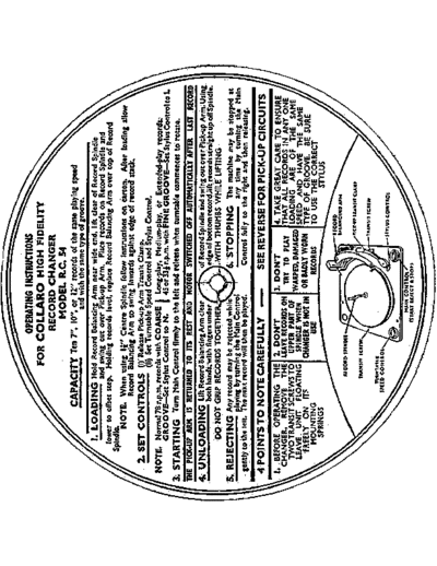 COLLARO RC54 usr  . Rare and Ancient Equipment COLLARO Audio ConquestRC54 Collaro_RC54_usr.pdf