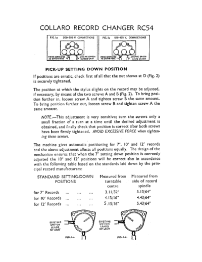 COLLARO ve   rc-54 en  . Rare and Ancient Equipment COLLARO Audio RC-54 ve_collaro_rc-54_en.pdf