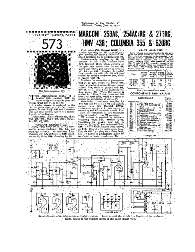 COLUMBIA Marconiphone 253AC  . Rare and Ancient Equipment COLUMBIA Audio 355 Marconiphone_253AC.pdf