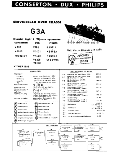 CONSERTON Philips B5S91A  . Rare and Ancient Equipment CONSERTON Audio V6040 Philips_B5S91A.pdf