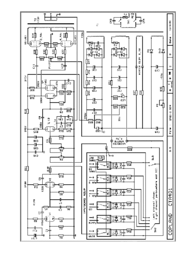 COPLAND hfe   cta401 schematic  . Rare and Ancient Equipment COPLAND Audio CTA401 hfe_copland_cta401_schematic.pdf