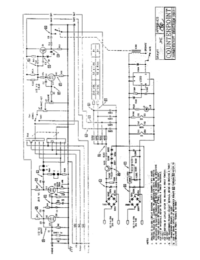 COUNTERPOINT hfe   sa-1000 schematic  . Rare and Ancient Equipment COUNTERPOINT Audio SA-1000 hfe_counterpoint_sa-1000_schematic.pdf
