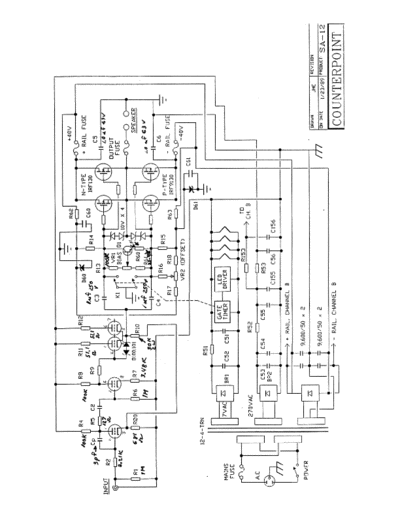 COUNTERPOINT hfe counterpoint sa-12 schematic  . Rare and Ancient Equipment COUNTERPOINT Audio SA-12 hfe_counterpoint_sa-12_schematic.pdf