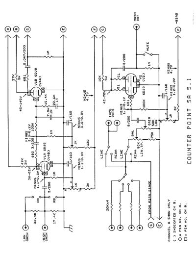 COUNTERPOINT SA-5.1 preamp schematic  . Rare and Ancient Equipment COUNTERPOINT Audio SA-5.1 Counterpoint_SA-5.1_preamp_schematic.pdf