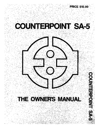 COUNTERPOINT hfe counterpoint sa-5 en  . Rare and Ancient Equipment COUNTERPOINT Audio SA-5 hfe_counterpoint_sa-5_en.pdf
