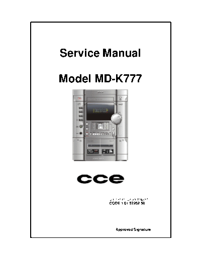 CCE CCE+MD-K777+Mini+HiFi+System+sm  . Rare and Ancient Equipment CCE Audio MD-K777 CCE+MD-K777+Mini+HiFi+System+sm.pdf