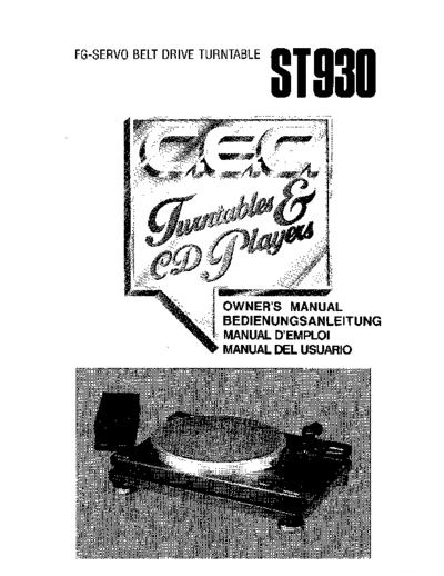 CEC ve cec st-930 en de fr es  . Rare and Ancient Equipment CEC Audio ST-930 ve_cec_st-930_en_de_fr_es.pdf