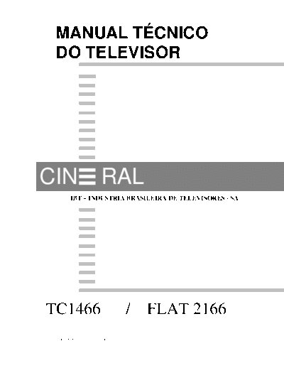 CINERAL CINERAL+TC-1466,+FLAT2166  . Rare and Ancient Equipment CINERAL TV Flat 2166 CINERAL+TC-1466,+FLAT2166.pdf