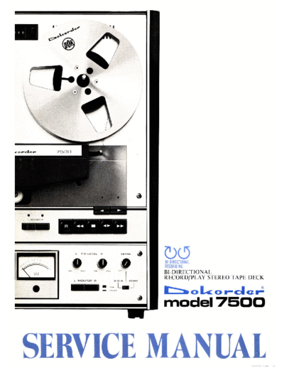 DOKODER hfe dokorder 7500 service en  . Rare and Ancient Equipment DOKODER Audio 7500 hfe_dokorder_7500_service_en.pdf