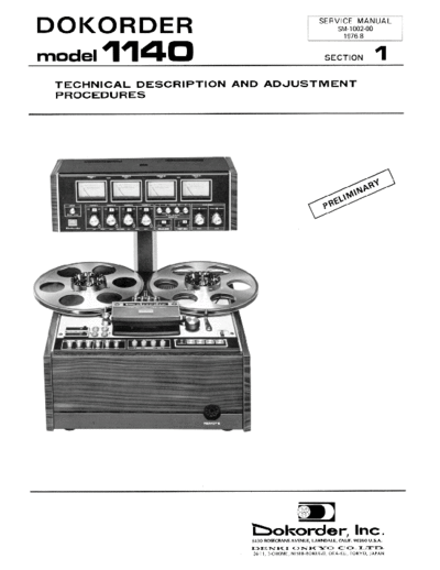 DOKODER hfe dokorder 1140 service en  . Rare and Ancient Equipment DOKODER Audio 1140 hfe_dokorder_1140_service_en.pdf