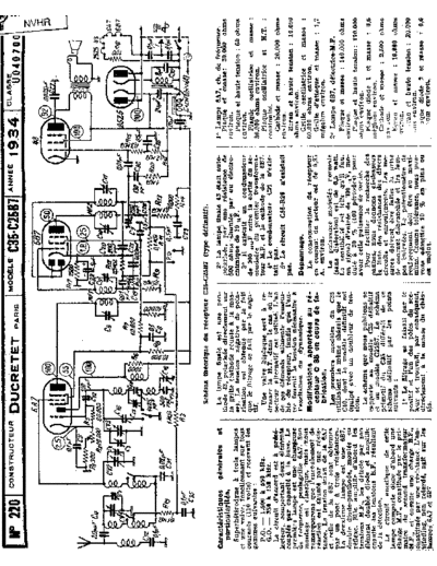 DUCRETET Ducretet C35  . Rare and Ancient Equipment DUCRETET Audio C25B7 Ducretet_C35.pdf