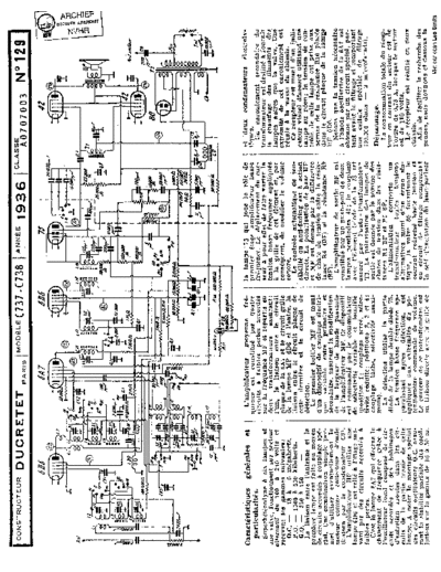 DUCRETET C737  . Rare and Ancient Equipment DUCRETET Audio C737 Ducretet_C737.pdf