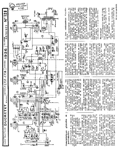 DUCRETET C737  . Rare and Ancient Equipment DUCRETET Audio C738 Ducretet_C737.pdf