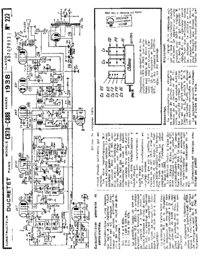 DUCRETET C870  . Rare and Ancient Equipment DUCRETET Audio C870 Ducretet_C870.pdf