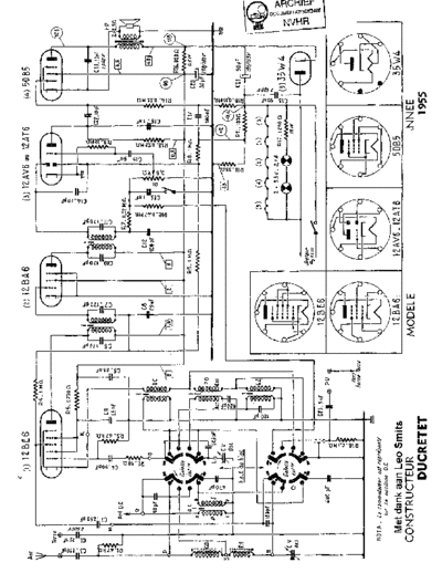 DUCRETET Ducretet L2524  . Rare and Ancient Equipment DUCRETET Audio L2524 Ducretet_L2524.pdf