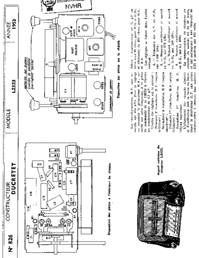 DUCRETET Ducretet L2323  . Rare and Ancient Equipment DUCRETET Audio L2323 Ducretet_L2323.pdf