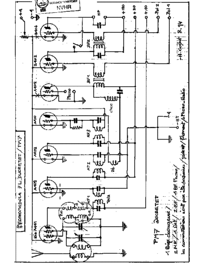 DUCRETET PM7  . Rare and Ancient Equipment DUCRETET Audio PM7 Ducretet_PM7.pdf