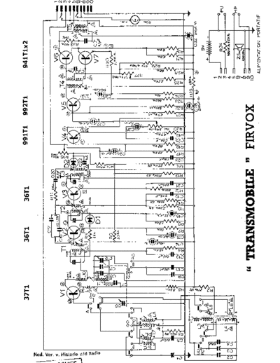 DUCRETET RT1045  . Rare and Ancient Equipment DUCRETET Audio RT1045 Ducretet_RT1045.pdf