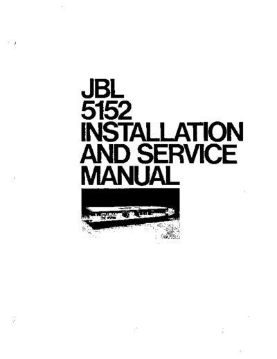 . Various JBL-5152  . Various SM scena Studio JBL-5152.pdf