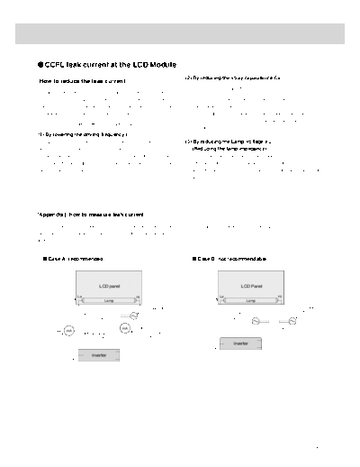 . Various CCFL leak current Measurement at the LCD Module  . Various CCFL CIRCUITS CCFL Circuits CCFL CCFL leak current Measurement at the LCD Module.pdf