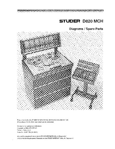 . Various D820 MCH Diagr  . Various SM scena Studer D820_MCH_Diagr.pdf