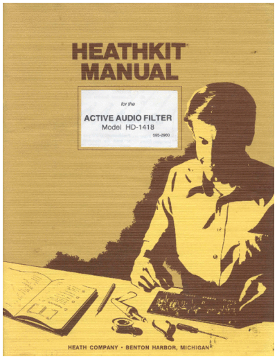 HEATHKIT HD1418 man  . Rare and Ancient Equipment HEATHKIT Meet App HD1418 HD1418_man.pdf