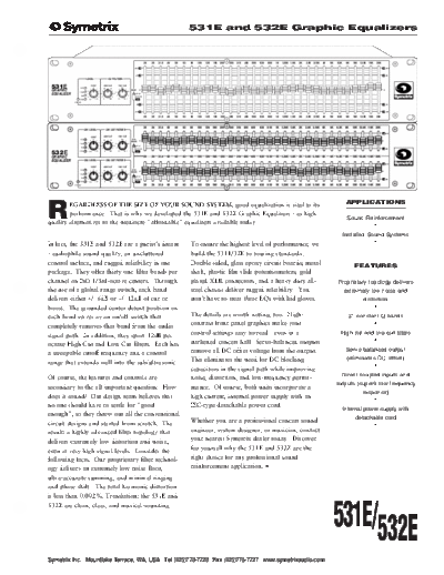 . Various 531E 532E ds  . Various SM scena Symetrix 531E_532E_ds.pdf