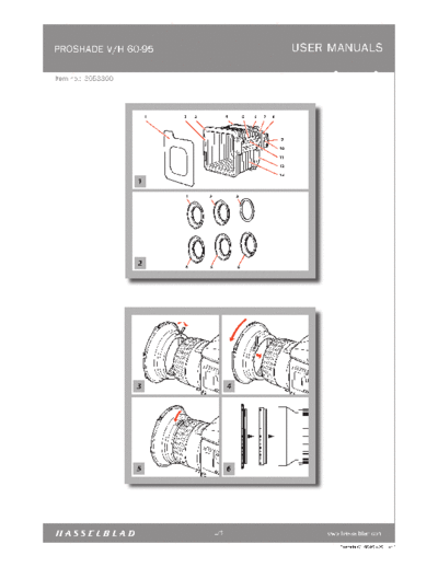 . Various hasselblad proshade vh 60 95 user manual v4  . Various RTV Foto V System hasselblad proshade vh 60 95_user manual v4.pdf