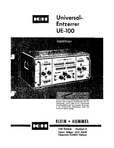 . Various KH UE100 equalizer  . Various SM scena Studio KH_UE100_equalizer.pdf