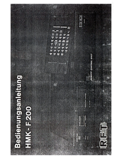 RFT hfe   hmk-f 200 de  . Rare and Ancient Equipment RFT Audio HMK-F 200 hfe_rft_hmk-f_200_de.pdf