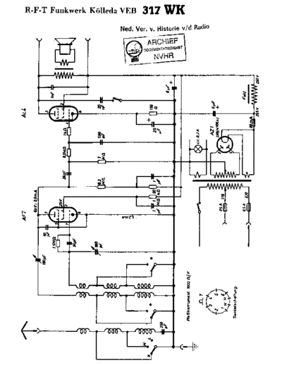 RFT RFT 317WK  . Rare and Ancient Equipment RFT Audio 212 ProminentDeLuxe RFT_317WK.pdf