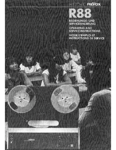 . Various Revox R88 OpServ  . Various SM scena Studer Revox_R88_OpServ.pdf
