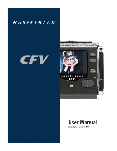 . Various 6d3f734f-61a1-4bfe-b5fa-2b80d015b879-Hasselblad CFV Manual English(1)  . Various RTV Foto V System 6d3f734f-61a1-4bfe-b5fa-2b80d015b879-Hasselblad_CFV_Manual_English(1).pdf