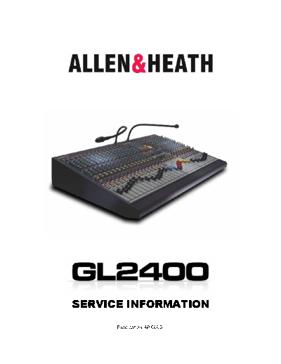 . Various gl2400 ap6060 1  . Various SM scena Allen allen-heath_gl2400 gl2400_ap6060_1.pdf