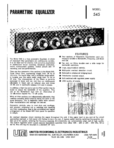 . Various UREI-545  . Various SM scena Studio UREI-545.pdf