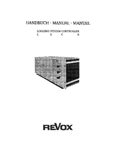 . Various Revox LSC8 Op Serv  . Various SM scena Studer Revox_LSC8_Op_Serv.pdf