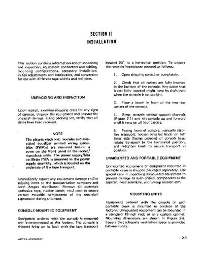 . Various 2 installation  . Various SM scena Ampex 440C_Manual_with_schematics 2_installation.pdf