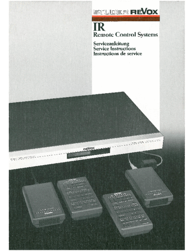 . Various Revox IR Remote System Serv  . Various SM scena Studer Revox_IR_Remote_System_Serv.pdf