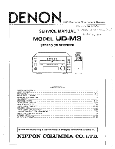 DENON UD-M3  DENON Audio UD-M3 DENON_UD-M3.pdf