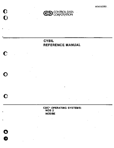 cdc 60455280A CYBIL Reference Manual Aug84  . Rare and Ancient Equipment cdc cyber lang cybil 60455280A_CYBIL_Reference_Manual_Aug84.pdf