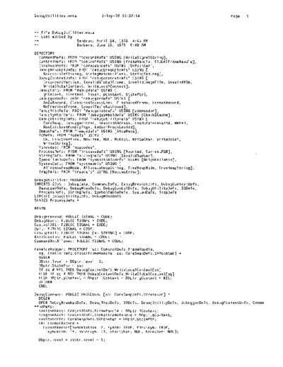 xerox DebugUtilities.mesa_Sep78  xerox mesa 4.0_1978 listing Mesa_4_Debug DebugUtilities.mesa_Sep78.pdf