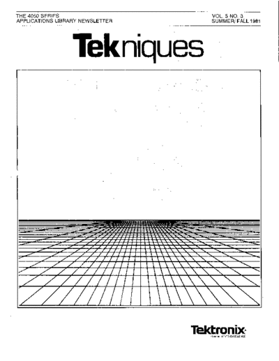 Tektronix Tekniques_Vol_5_No_03  Tektronix tekniques vol5 Tekniques_Vol_5_No_03.pdf