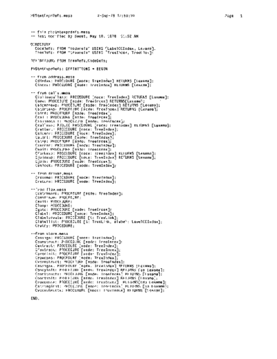 xerox P5StmtExprDefs.mesa Sep78  xerox mesa 4.0_1978 listing Mesa_4_Compiler P5StmtExprDefs.mesa_Sep78.pdf