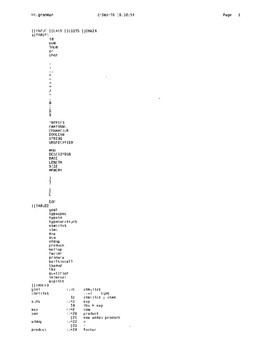 xerox DI.grammar.mesa Sep78  xerox mesa 4.0_1978 listing Mesa_4_Debug DI.grammar.mesa_Sep78.pdf