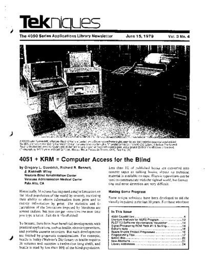 Tektronix Tekniques Vol 3 No 04  Tektronix tekniques vol3 Tekniques_Vol_3_No_04.pdf
