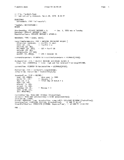 xerox TimeDefs.mesa Sep78  xerox mesa 4.0_1978 listing Mesa_4_System TimeDefs.mesa_Sep78.pdf